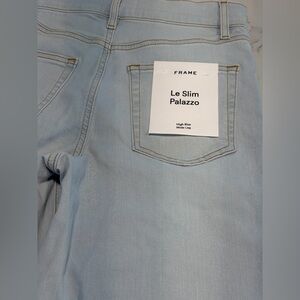 NWT Frame Le Slim Palazzo High Rise Wide Leg Jeans